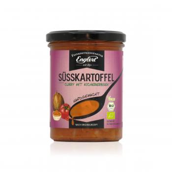 Bio Süßkartoffel Curry mit Kichererbsen 390 g / Glas